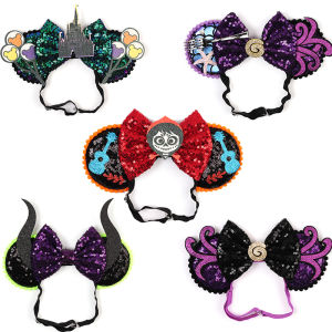 Disney | Disney Ursula Ear Adjustable Elastic Headband For Adults Kids Cosplay Halloween Hairband Girls Ghost Party DIY Hair Accessories