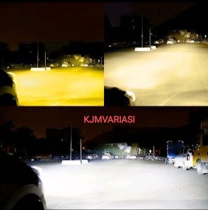 SEPASANG LAMPU LED MOBIL MINI PROJECTOR H4 NINE LUMINOSED MP1 EXTREME BRIGHT 1SET LAMPU