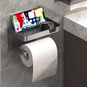 Giá Để Giấy Vệ Sinh Gắn Tường Không Cần Khoan Bằng Nhựa Hộp Đựng Giấy Vệ Sinh Kệ Đựng Khăn Giấy Cho Nhà Bếp