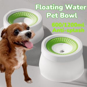 Pet Floating Water Bowl Large Capacity Dog Water Dispenser Anti-splash Detachable Dog Cat Bowl