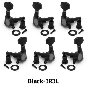 6pcs Guitar Tuner Pegs Small Square Sealed Guitar Tuning Pegs Tuners Machine Heads For Acoustic Or Electric Guitar