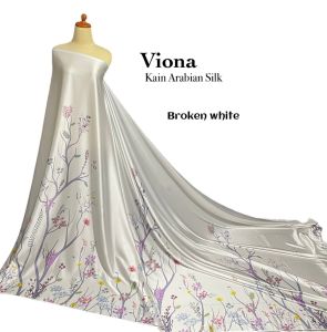 NEW BAHAN ARABIAN SILK MOTIF VIONA | bahan meteran | kain gamis elegant (harga per 05 meter)
