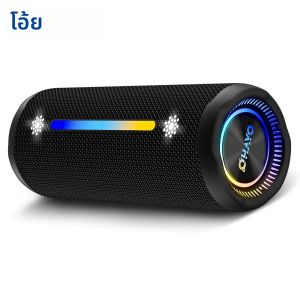 Ohayo ลําโพงบลูทูธพกพา 35W IPX7 กันน้ํา 360 °   ลําโพงไร้สาย TWS สเตอริโอจับคู่เวลาเล่น 24 ชม. สําหรับการเดินป่าตั้งแคมป์