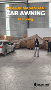 UtanKing™ Car Side Awning Set Camping Flysheet Tent Tarp Canopy Sun Shade Bumbung Khemah Kanopi
