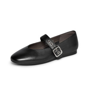 Reemoor | Comfortable Genuine Leather Mary Jane Flats for Women