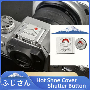 Metal Camera Hot Shoe Cover Shutter Button Cap For Fuji XS20 XT50 XM5 XT30 XT5 Nikon Z30 ZFC Z50 Canon R50 R10 Sony Accessories