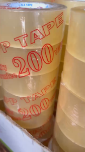 Combo 1 Cây 6 Cuộn Băng Keo Trong 200 Yard Đóng Hàng Siêu Dính Siêu Bền – Băng Keo Trong Suốt Giá Rẻ Chất Lượng Cao
