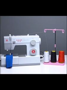 Tiang Benang Portable Tempat Spool Bobbins Mesin Jahit 3 Cones