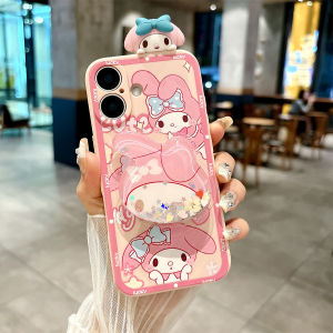Adorable Cartoon Soft Silicone Phone Case with Crossbody Strap Full Edge Protection for Vivo X30 X27 pro X23 X21 X20 plus X9 X7S