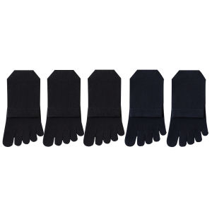 Female Sock Solid Color Five Finger Socks Harajuku Sweat-absorbing Breathable Socks Fitness Sports Running Socks