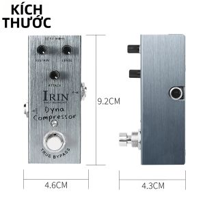 IRIN | Bàn Đạp Hiệu Ứng Đàn Guitar Điện IRIN True Bypass Với Delay Distortion Fuzz Dream Chorus Overdrive - Phụ Kiện Đàn Guitar