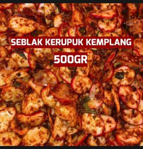 Seblak kering seblak kemplang extra pedas daunjeruk isi 1kg/500gr