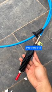 Dây số chính xe auman 3m dùng cho xe ô tô dây số xanh xịn ouman 1 đầu tai 1 đâu cù to