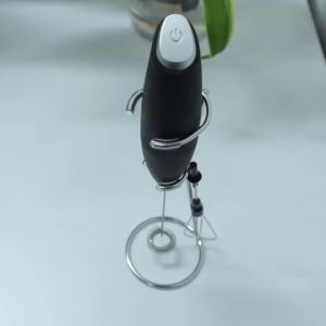 Hand Blender Electric Egg Beater Milk Frother Handheld Mini Electric Drink Mixer Foamer with Stand for Coffee Lattes Egg