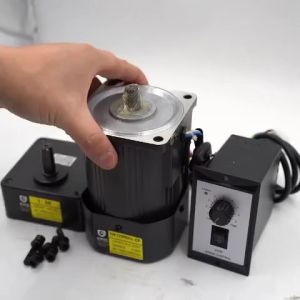 HUANGCHAO 220V Adjustable Speed Gear Motor 6W/15W/25W Single Phase Asynchronous Gear Motor Deceleration Adjustable Speed