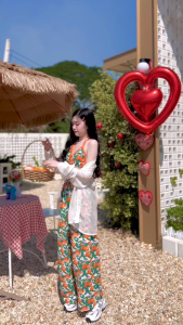 TT54 [รุ่นสุดฮิตรับซัมเมอร์] ชุดเซ็ท3ชิ้น ได้ครบชุด เสื้อคลุม+บรา+กางเกง ลายผลไม้ ใส่เที่ยวทะเล ใส่ซัมเมอร์ สีสันสดใส ลุคนี้ปังและคุ้มสุดๆ ผ้ายืดใส่สบาย [รายละเอียดขนาดในตะกร้า]