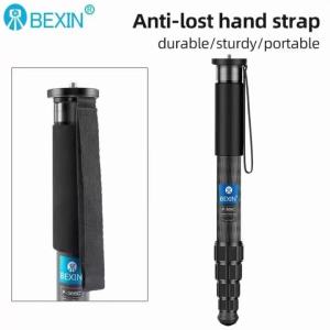 BEXIN New Carbon Fiber Monopod Retractable Portable Monopod Travel Shooting Mobile Phone Live Selfie Bracket for iphone Camera