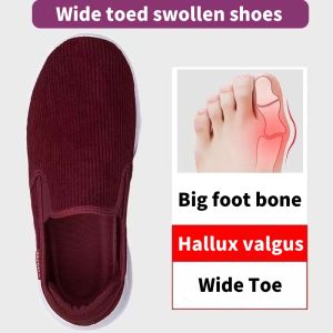 Lesvago 2024 Giày đi bộ nữ Nam hoặc nữ chân rộng Giày đi bộ chống trượt thoáng khí nhẹ thích hợp cho xương bàn chân lớn bàn chân rộng vẹo ngón tay cái chân bị biến dạng giày đi bộ cao tuổi