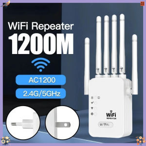 EWIND 1200Mbps Wireless WiFi Repeater Dual-Band 2.4G 5G Wifi Signal Booster WiFi Extender 802.11ac Gigabit Amplifier Router home
