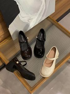 MIFEI | Pearl Mary Jane New Autumn French Hepburn Style High Heel Shoes