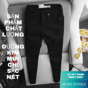 (CÓ SIZE LỚN 28-36 CHẤT JEAN CO GIÃN) QUẦN JEANS NAM ĐEN TRƠN DÁNG ÔM BODY VẢI MỊN CHẤT QUẦN RIN NAM CO GIÃN