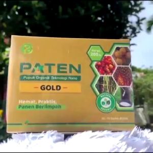 PUPUK PATEN GOLD 5 BOX (60 SACHET) TEKNOLOGI NANO - PUPUK SAWIT DAN TANAMAN BERBATANG KERAS