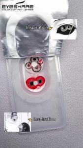 EyeShare | EYESHARE 1 Pair Cosplay Color Contact Lenses Crazy Red Anime Contact Lenses for Halloween Role Play Party Cosmetic Holidays