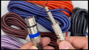 Dây Canon XLR Cái ra Jack 6.5mm dây dùng cho Micro Karaoke chuyên dụng
