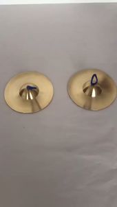 ฉาบทองเหลือง ฉาบมาตรฐาน ฉาบทองเหลือง ขนาด 6 นิ้ว เสียงใสกังวาน สำหรับดนตรีไทย วงพื้นบ้าน วงเดินแห่