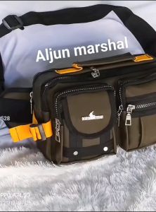 Tas selempang dan pinggang waistbag pria multifungsi anti air Waterprooff kasual sporty
