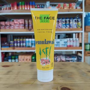 THE FACE Temulawak BRIGHTENING Facial Foam 100ml/facial Foam The Face/Brightening Facial Foam Temulawak The Face Original Cressindo/Sabun Muka Temulawak/Sabun Wajah Temulawak/Temulawak Ori/Sabun Cuci Muka Pencerah/pembersih wajah glowing