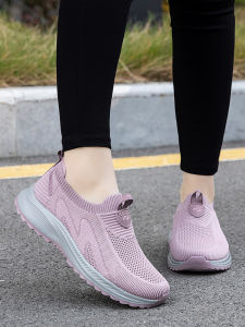 KANGZUJIAN | Ventilated Easy-On Soft Anti-Slip Womens Shoes for Seniors
