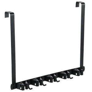 Giá Treo Tường Bằng Thép Không Gỉ Để Đựng Chổi Cây Lau Nhà Có Móc Treo Dụng Cụ Sắp Xếp Nhà Bếp & Phòng Tắm Phụ Kiện.