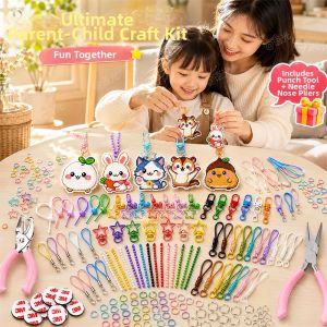 YUGUANG | Ring Clip DIY Keyring Accessory Hole Punch Tool Kit
