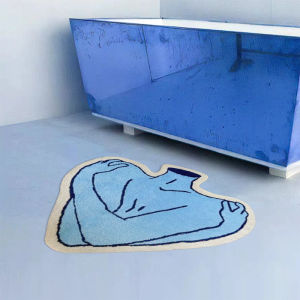 VIKAMA Trendy Creative Carpet - Comfortable and Warm Entry Floor Mat - Home Decorative Carpet for Living Room and Bedroom