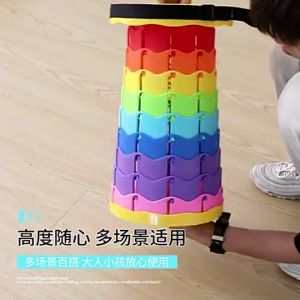 Kerusi lipat stool chair rainbow foldable stool portable stool Travel Stool