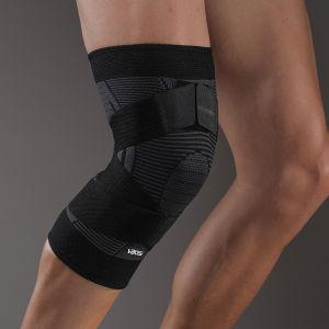 1 Pc Elastic Breathable Knee Support Sleeve with Adjustable Straps