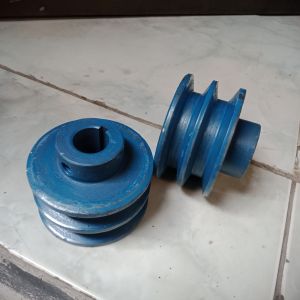 Grosir) Pulley besi cor 3” in/75cm X B2 x lobang as 18mm 19mm 20mm 24mm 25mm 1” inci 28mm 30mm 32mm 38 mm buntu / pully pulley Fuli fully besi cor