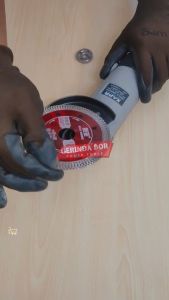 Mata Gerinda Pemotong Keramik Granit Dry tipe tanpa air 4 inch motif bunga Diamond Blade