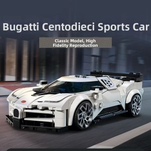 Bugatti Centodieci Race Car Building Toy