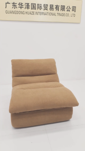 [PRE-ORDER] Modern Design Armless Lazy Recliner Vacuum Compression Fabric Sofa Full-Floor Bean Bag for Bedroom & Living Room