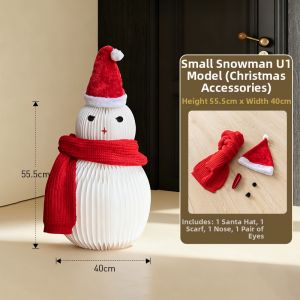 SHIBAZHI | Festive Decoration Snowman Figurine