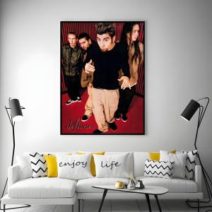 Singer D-DeftonesS Poster Versatile HD Waterproof Wall Art Self-Adhesive Decor for Any Space Ideal Gift