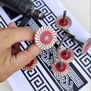 Lưỡi Cưa Kim Cương 40mm Đĩa Cắt Khô Khắc Đá Trục 6mm Dùng Cho Mài Gạch Men Sứ