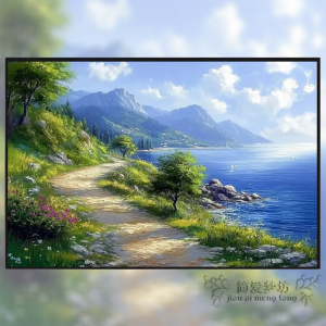 Cross Stitch 2025 Mới Nổi Trong Phòng Thoáng Khí Mùa Hè Mô Hỏa Đồ Hoàn Thành Thủ Công Đồ Trang Trí Nhà Đồ Trang Trí Phòng Thoáng Khí