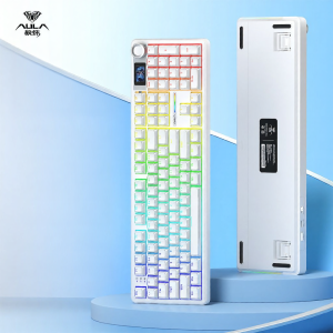 AULA | Customizable Hot-swappable Wireless Tri-mode Keyboard with Display