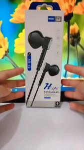 Headset Handsfree AB-03 + Mic Hifi Audio Stereo Earphone AB03