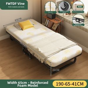 FWTDF | Portable Foldable Bed for Nannies Household Babysitters Nap Child Care