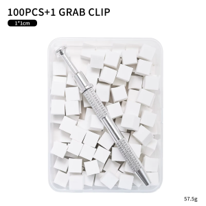 100pcs Gradient Sponge Brush Nail Art Sponge Set for DIY Nail Art Gel Polish Brush Glitter Powder Manicure Accessory