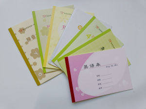 New Edition 32K Exercise Book Pinyin Grids Chinese Character Writing Practice Mathematics English School Textbook